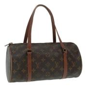 Pre-owned Canvas handbags Louis Vuitton Vintage , Brown , Dames