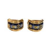 Pre-owned Yellow Gold earrings Hermès Vintage , Yellow , Dames