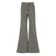 Wijde Grijze Broek met Zakken Andrea Ya’aqov , Gray , Dames