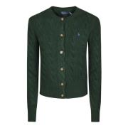 Kasjmier Vest met Vlechtpatroon Ralph Lauren , Green , Dames