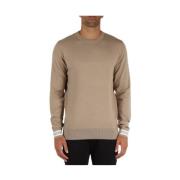 Stijlvolle Gebreide Mix Top John Richmond , Beige , Heren