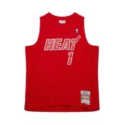 NBA Heat 2012 Chris Bosh Shirt Mitchell & Ness , Red , Heren