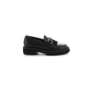 Zilveren Gesp Slip-On Loafers Kennel & Schmenger , Black , Dames