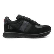 Tokyo Leren Sneakers voor Mannen Blauer , Black , Heren