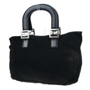 Pre-owned Canvas fendi-bags Fendi Vintage , Black , Dames