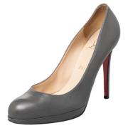 Pre-owned Pumps Christian Louboutin Pre-owned , Gray , Dames