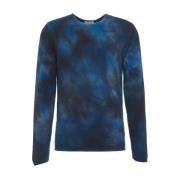 Blauwe Gebreide Kleding Aw24 Model Mannen Daniele Fiesoli , Blue , Her...