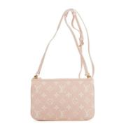 Pre-owned Leather shoulder-bags Louis Vuitton Vintage , Pink , Dames