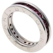 Pre-owned White Gold rings Bvlgari Vintage , Gray , Dames