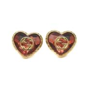 Pre-owned Yellow Gold earrings Gucci Vintage , Multicolor , Dames