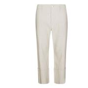 Cropped Trousers Jejia , Beige , Dames