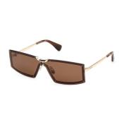 Mm0118 32E Sunglasses Max Mara , Yellow , Dames