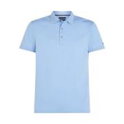 Heldere Blauwe Poloshirt Tommy Hilfiger , Blue , Heren