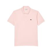 Roze Polo Shirt Klassiek Katoen Lacoste , Pink , Heren