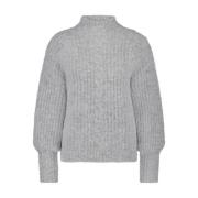 Hoge Hals Jumper Pullover Tramontana , Gray , Dames