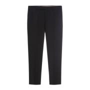 Straight Trousers PT Torino , Black , Heren