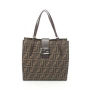 Pre-owned Canvas fendi-bags Fendi Vintage , Brown , Dames