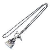 Pre-owned Silver necklaces Hermès Vintage , Gray , Dames