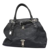 Pre-owned Leather fendi-bags Fendi Vintage , Black , Dames