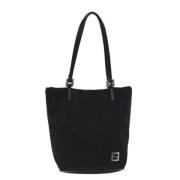 Pre-owned Canvas handbags Fendi Vintage , Black , Dames