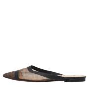 Pre-owned Leather flats Fendi Vintage , Beige , Dames