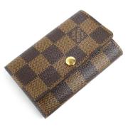 Pre-owned Canvas key-holders Louis Vuitton Vintage , Brown , Dames