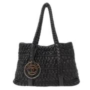 Pre-owned Leather chanel-bags Chanel Vintage , Black , Dames