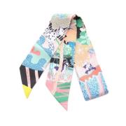 Pre-owned Silk scarves Hermès Vintage , Multicolor , Dames