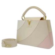 Pre-owned Leather louis-vuitton-bags Louis Vuitton Vintage , Beige , D...