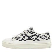 Pre-owned Canvas sneakers Louis Vuitton Vintage , White , Dames