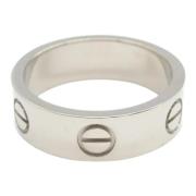 Pre-owned Metal rings Cartier Vintage , Gray , Unisex