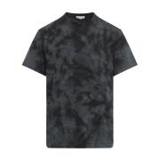 Zwarte T-shirt voor mannen Alexander McQueen , Multicolor , Heren