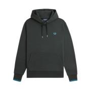 Stijlvolle Sweatshirt voor Mannen Fred Perry , Green , Heren