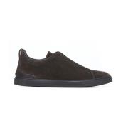 Witte Sneakers voor Mannen Ermenegildo Zegna , Brown , Heren