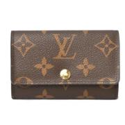 Pre-owned Canvas key-holders Louis Vuitton Vintage , Brown , Dames