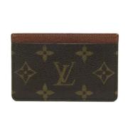 Pre-owned Fabric home-office Louis Vuitton Vintage , Brown , Dames