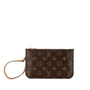 Pre-owned Canvas wallets Louis Vuitton Vintage , Brown , Dames