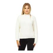 Dames Coltrui met Geweven Patroon YES ZEE , White , Dames