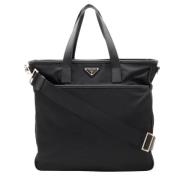 Pre-owned Leather prada-bags Prada Vintage , Black , Dames