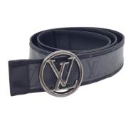 Pre-owned Canvas belts Louis Vuitton Vintage , Black , Dames