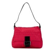 Pre-owned Canvas shoulder-bags Fendi Vintage , Red , Dames