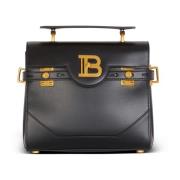 Gladleren B-Buzz 23 tas Balmain , Black , Dames