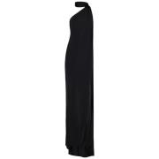 Zwarte Jersey Jurk met Blote Rug Nina Ricci , Black , Dames