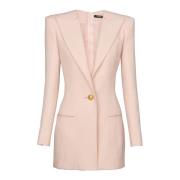 Korte korrel de poederjurk Balmain , Pink , Dames