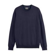 Kern Viscose Pullover Crewneck Scotch & Soda , Blue , Heren