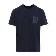 Blauwe Roma T-shirt Etro , Blue , Heren