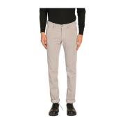 Fluwelen heren chino broek slim fit Mason's , Gray , Heren