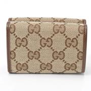 Pre-owned Canvas wallets Gucci Vintage , Brown , Dames