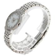 Pre-owned Stainless Steel watches Hermès Vintage , White , Dames