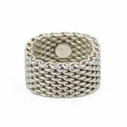 Pre-owned Silver rings Tiffany & Co. Pre-owned , Gray , Dames